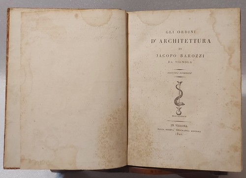 Libro antico ordini - antico,