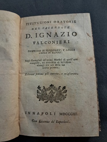 Libro antico 1803 - libro,
