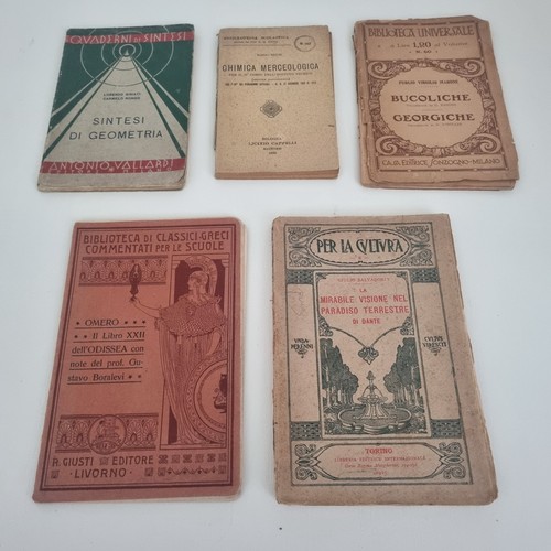 Libri antichi vecchi lotto - e,